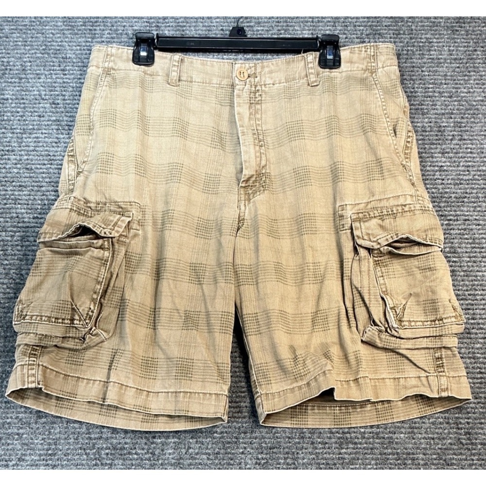Arrow Cargo Shorts Outdoor Adventures Mens 34 Khaki Tan PreLoved